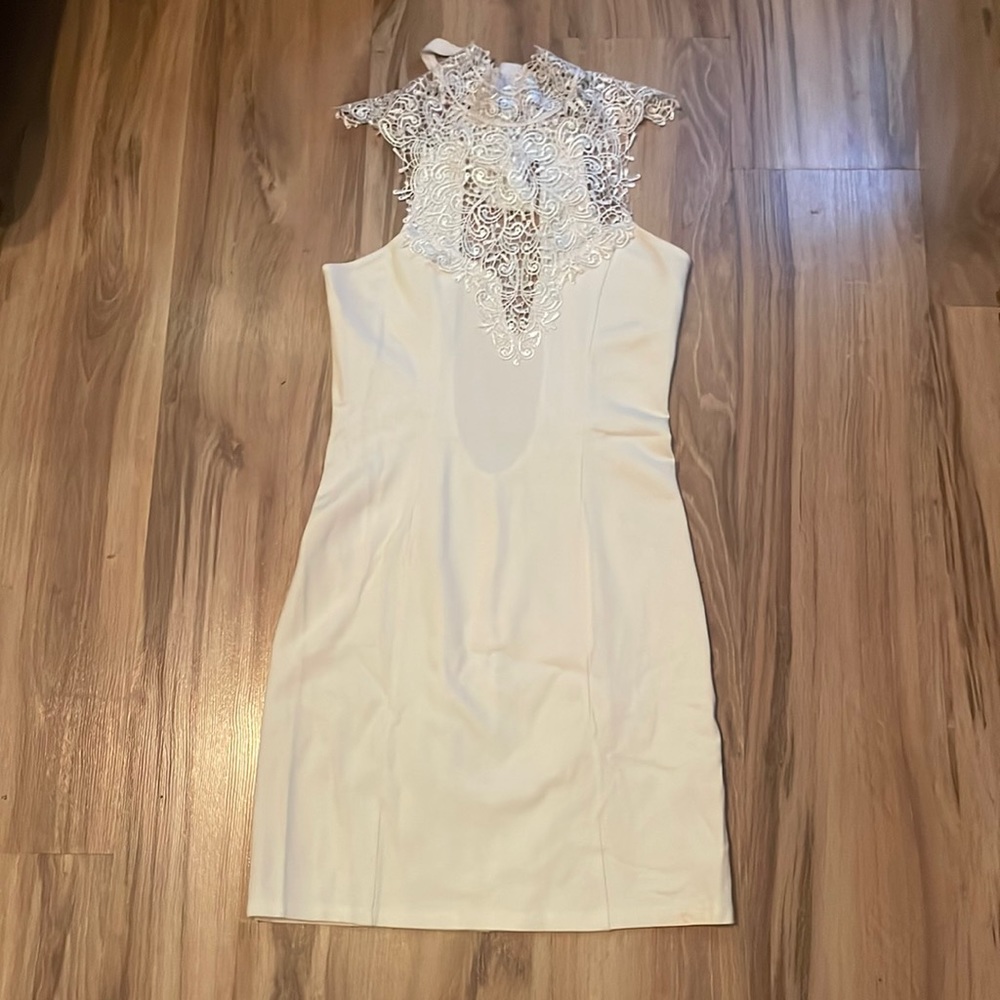 Very formal white dress